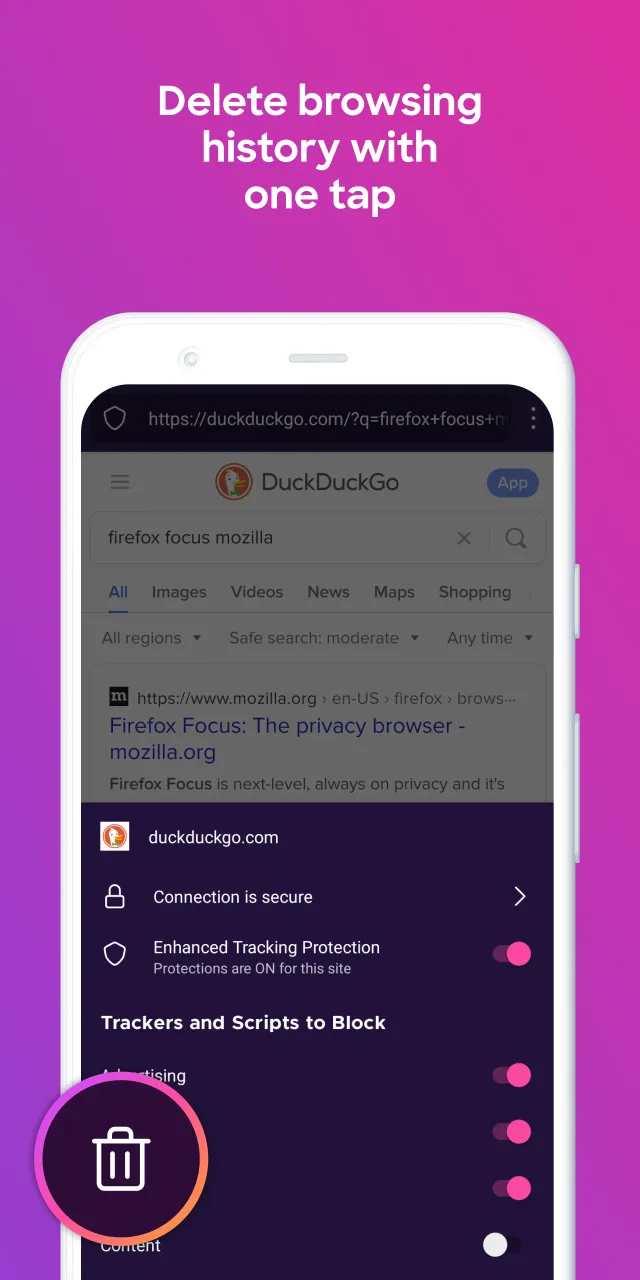 Firefox Focus: No Fuss Browser - Screen 2
