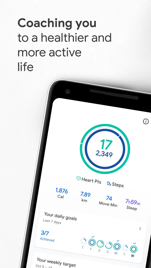 Google Fit: Activity Tracking - Screen 1