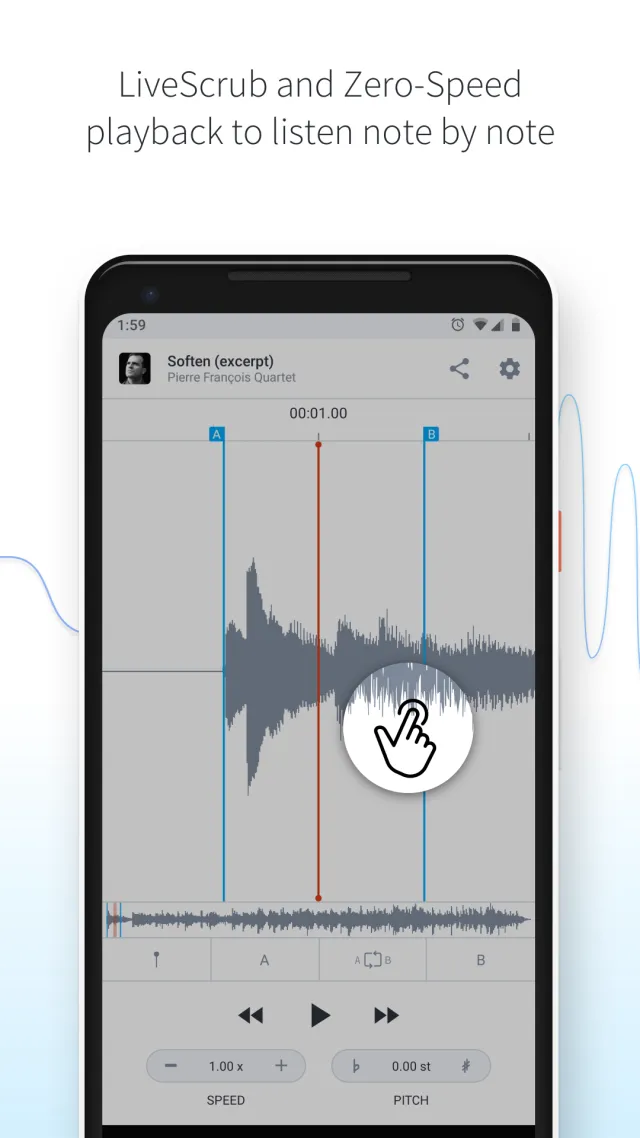 AudioStretch:Music Pitch Tool - Screen 3