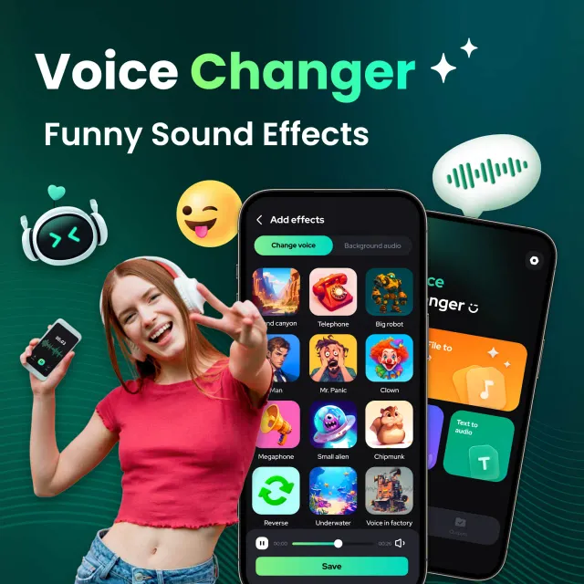 Voice Changer - Sound Effects - Screen 1