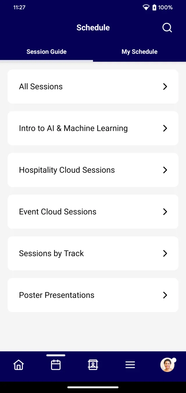 Cvent Events - Screen 2