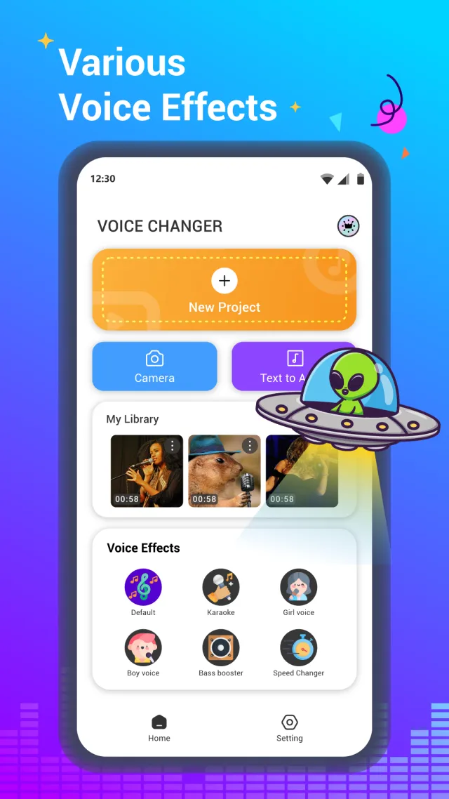 Voice Changer - Audio Effects - Screen 2