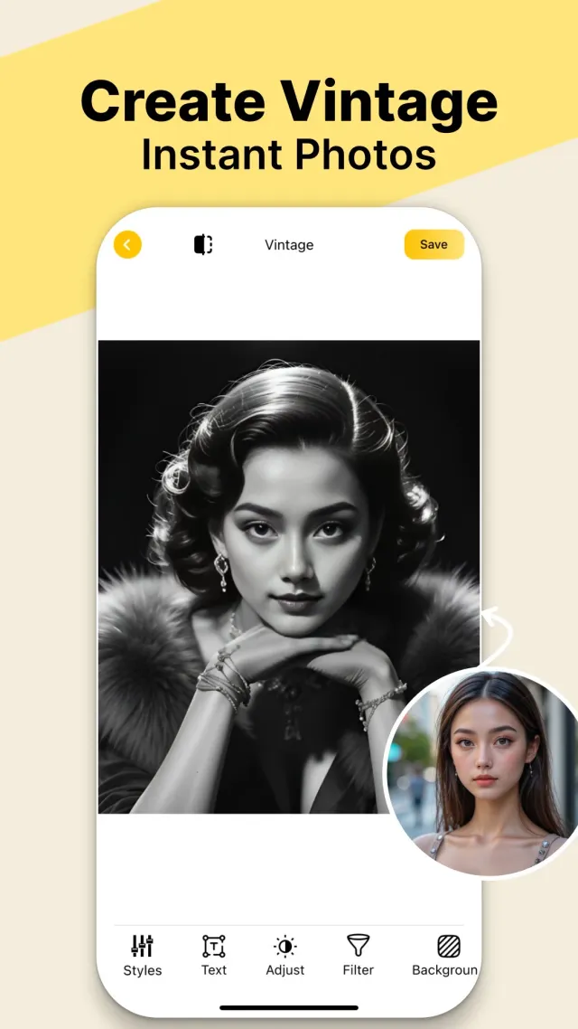 Vintage Instant Photo Maker - Screen 1