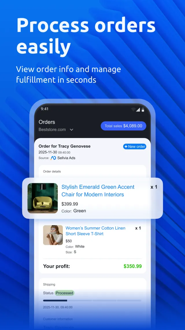 Sellvia: Manage Your Business - Screen 3