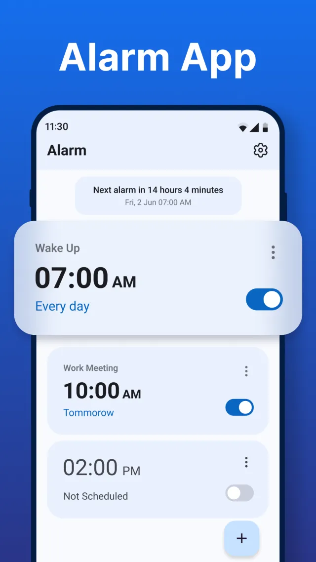 Alarm Clock - Screen 1