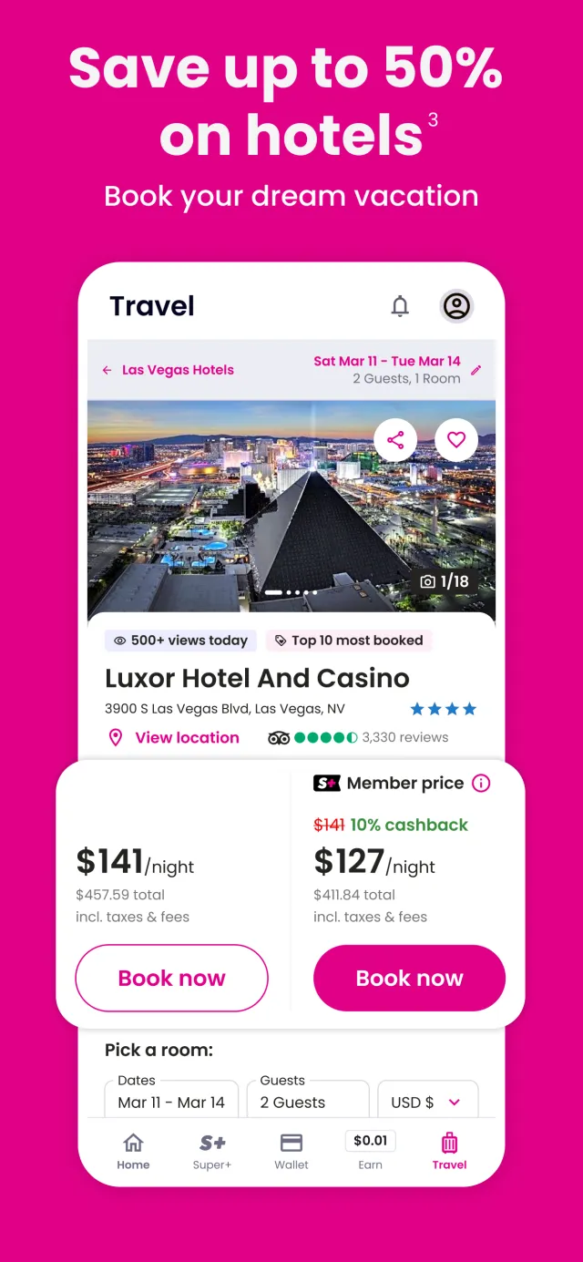 Super.com-Cash Advance, Travel - Screen 3