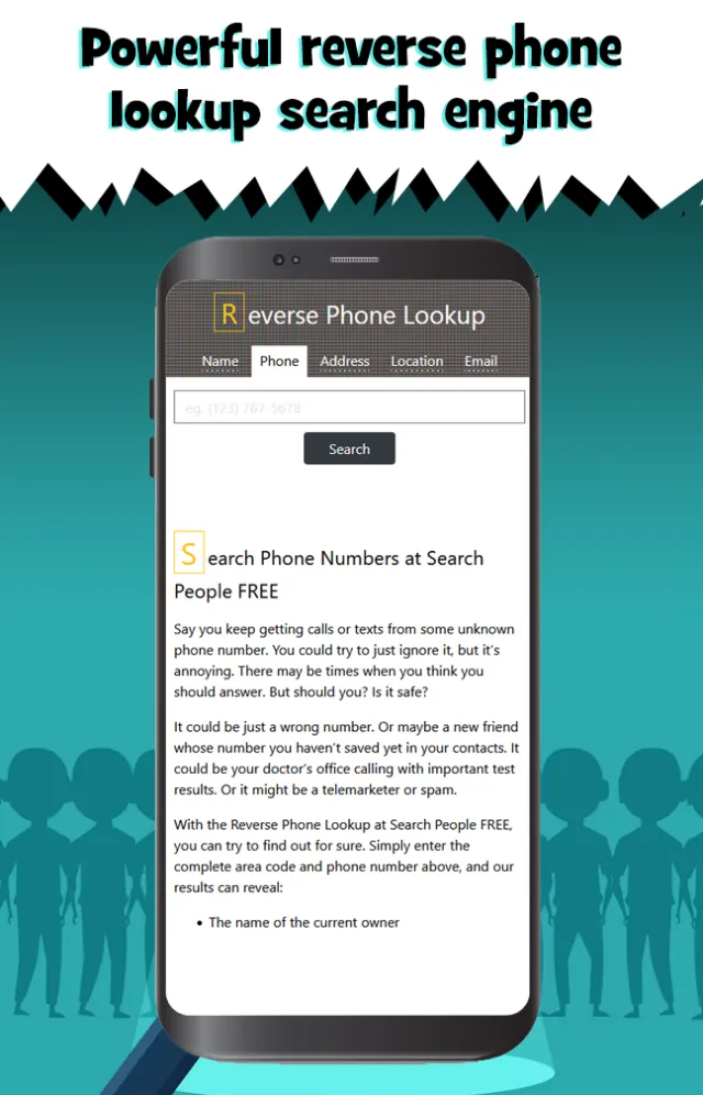 Super Search People Finder App - Screen 4
