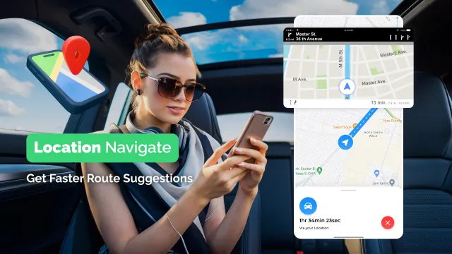 GPS, Maps Driving Directions - Screen 1