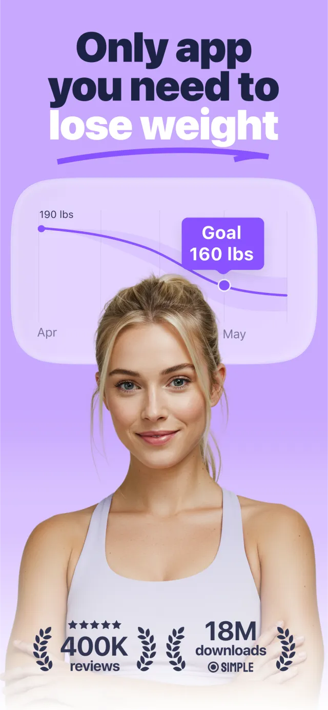 Simple・AI Weight Loss & Health - Screen 1