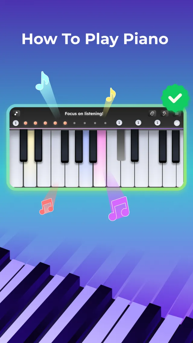 Piano Keyboard - Learn & Game - Screen 2