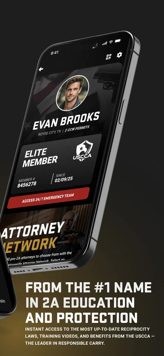 USCCA Concealed Carry App - Screen 2