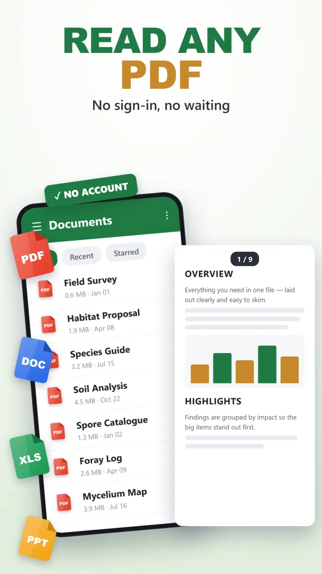 PDF Reader - File Manager - Screen 2