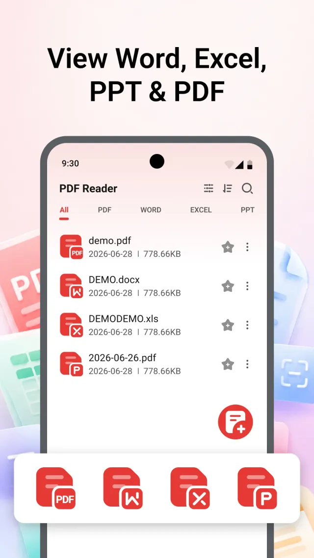 PDF Reader - PDF Editor - Screen 1