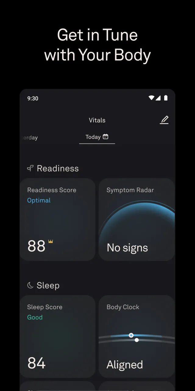 Oura - Screen 2