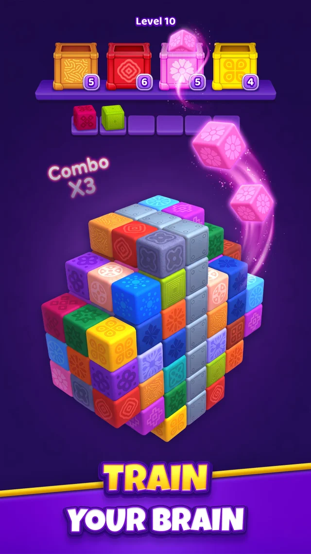 Cube Tap Sort - Screen 1