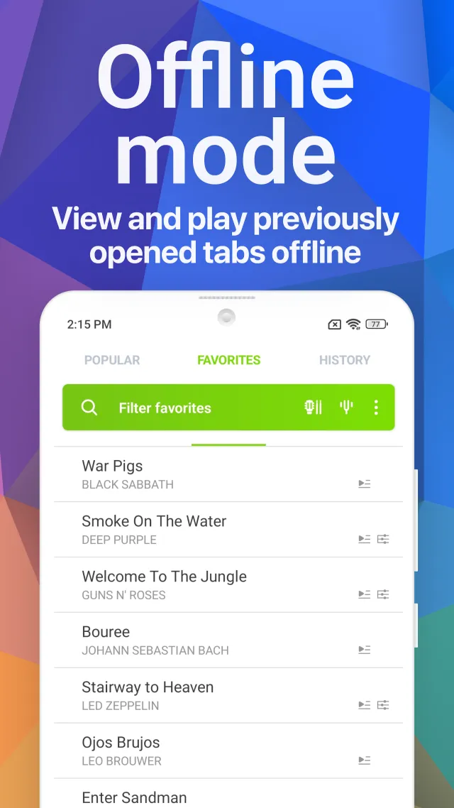 Songsterr Guitar Tabs & Chords - Screen 2