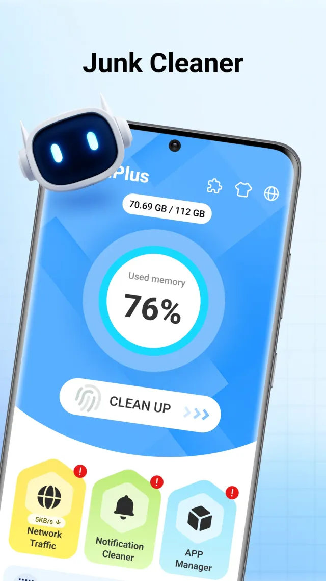 CleanPlus - Memory Saver - Screen 1