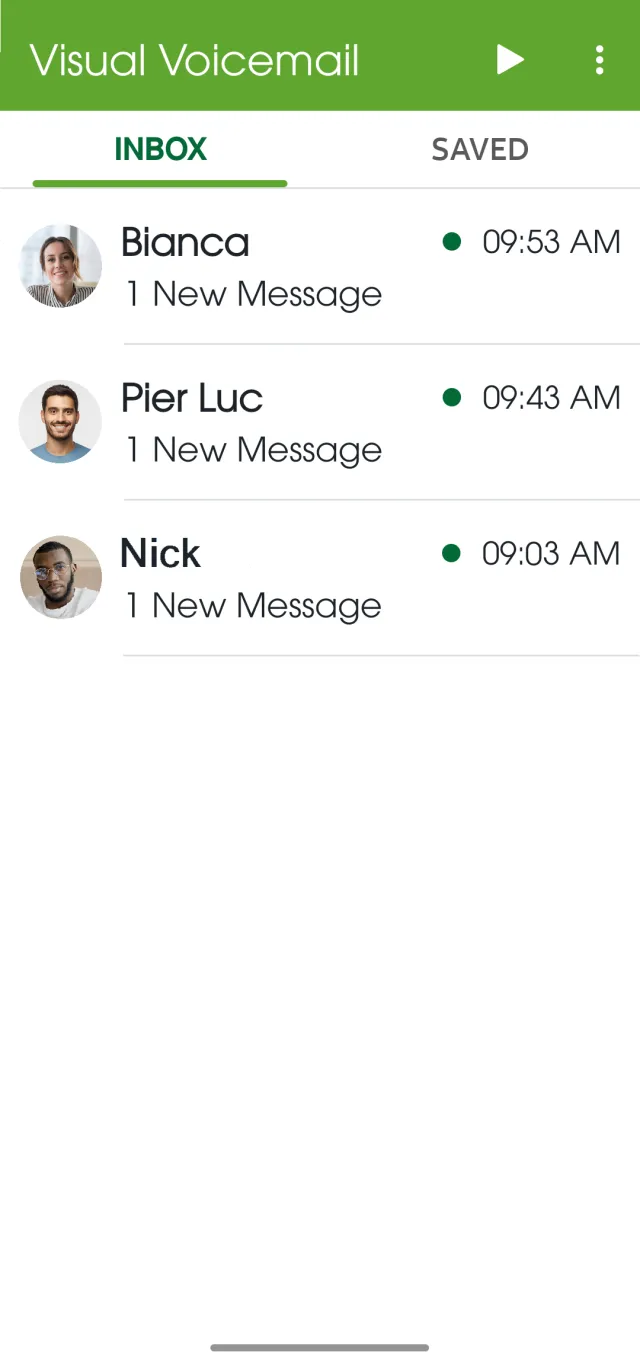Cricket Visual Voicemail - Screen 2