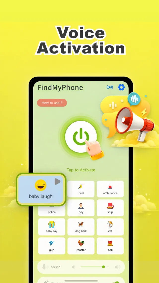 FindMyPhone - Clap & Sound - Screen 1