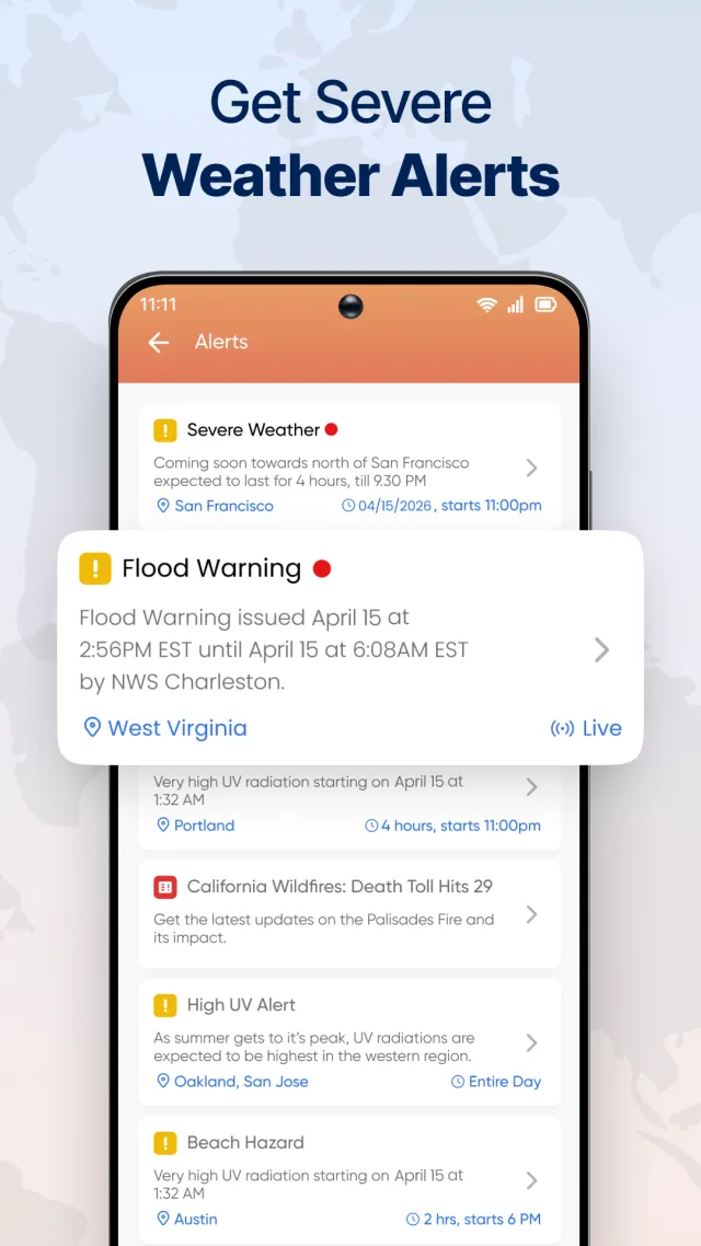Live Weather Radar Launcher - Screen 3