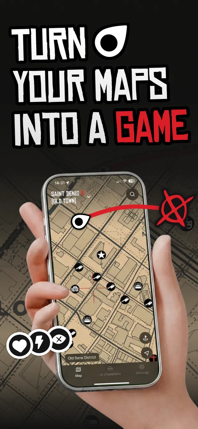 Game Maps IRL - Screen 1