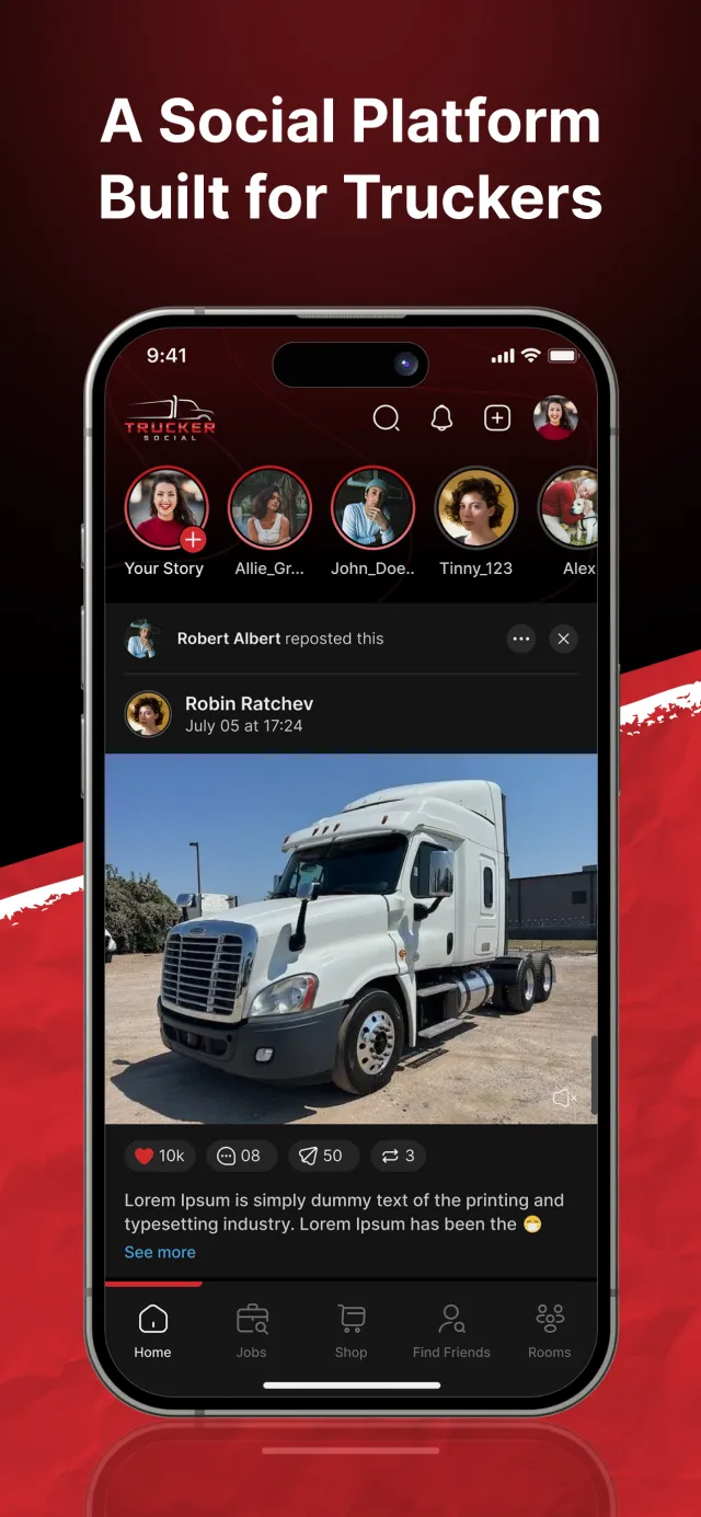 Trucker Social Inc - Screen 3