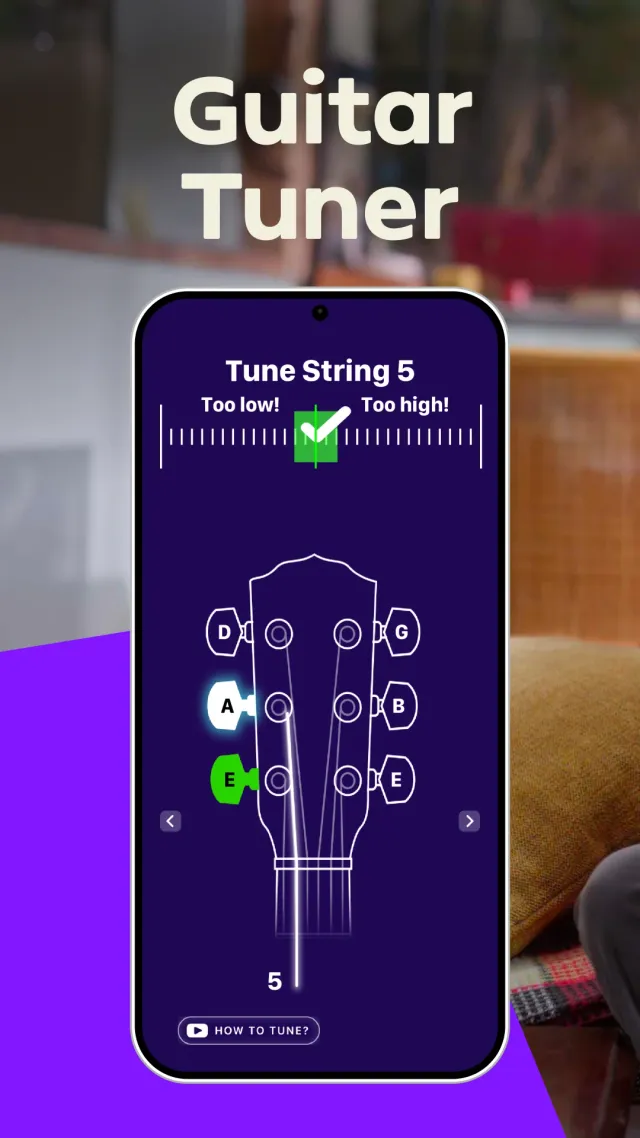Guitar Tuner - Simply Tune - Screen 1