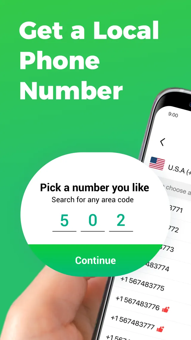 2nd Line - Second Phone Number - Screen 1