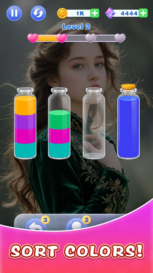 Water Sort: Romantic Dream - Screen 2