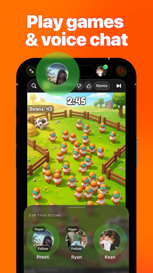Partytime: game & chat - Screen 1