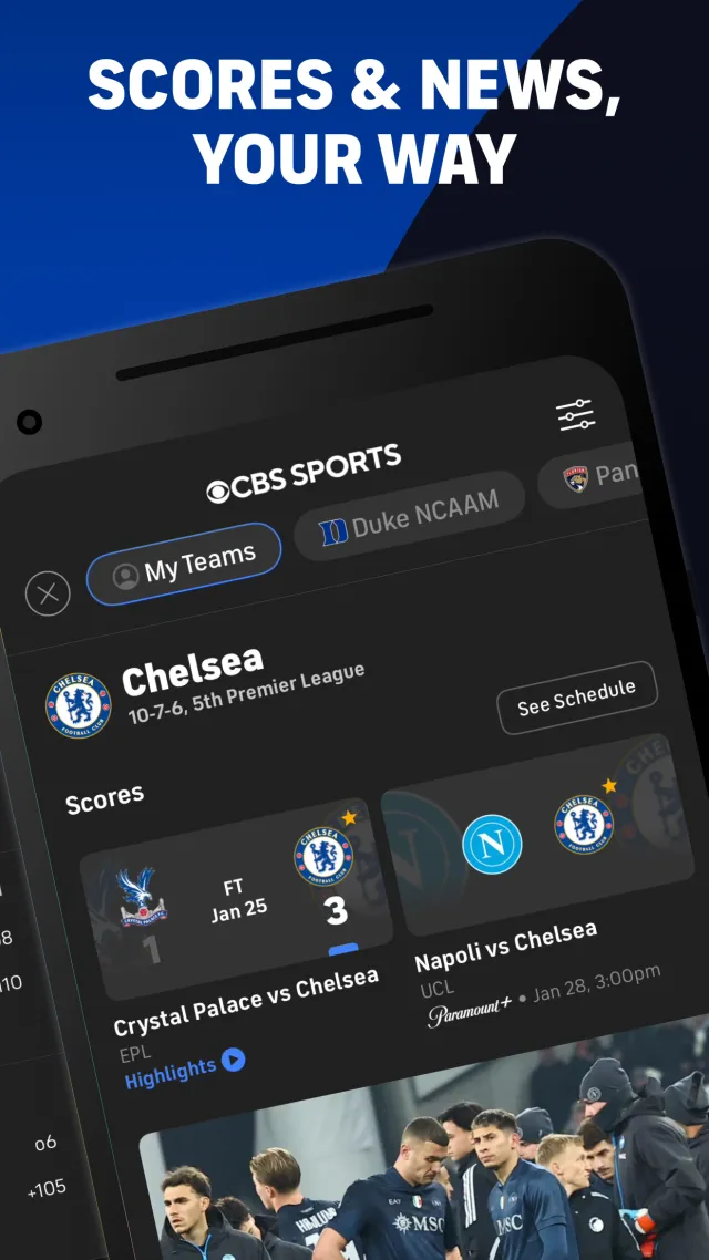CBS Sports: Live Scores & News - Screen 2