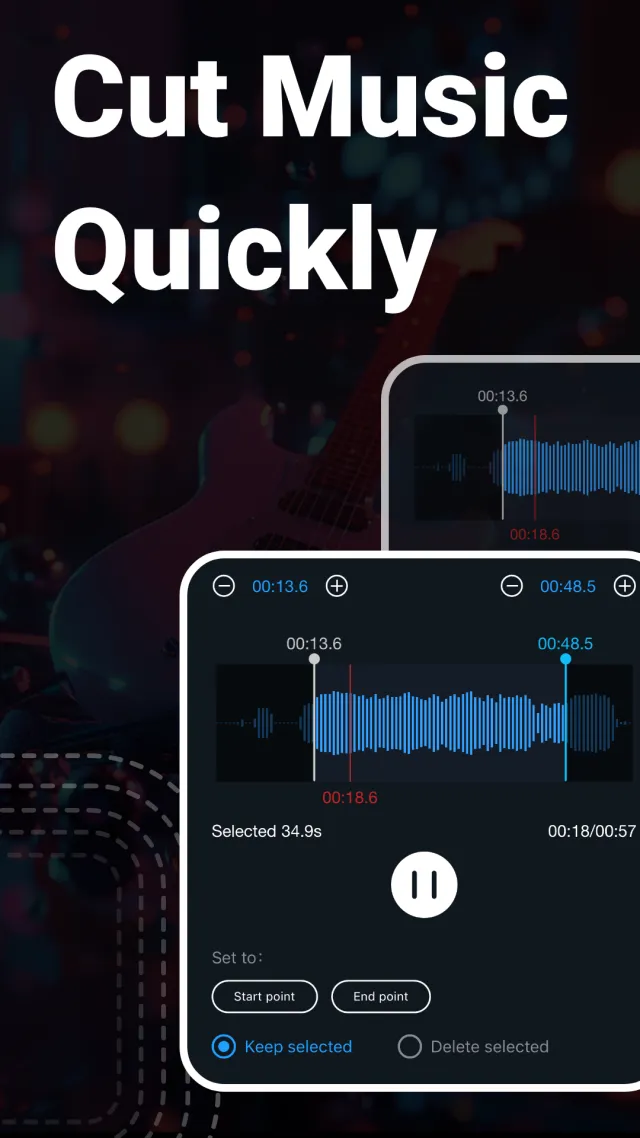 Music Audio Editor, MP3 Cutter - Screen 3