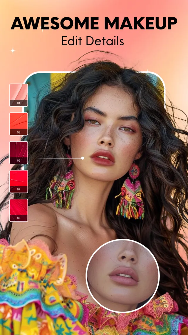 Beauty Camera Sweet Makeup App - Screen 1
