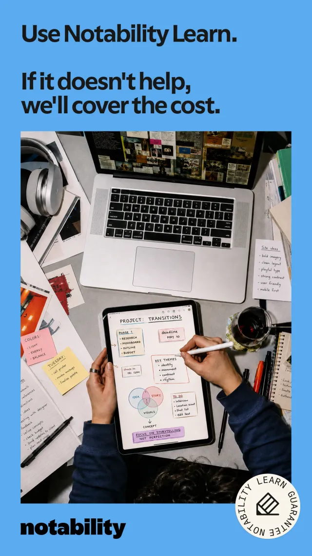 Notability: AI Note Workspace - Screen 1