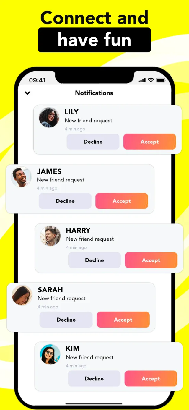 Hoop - Make new friends - Screen 4