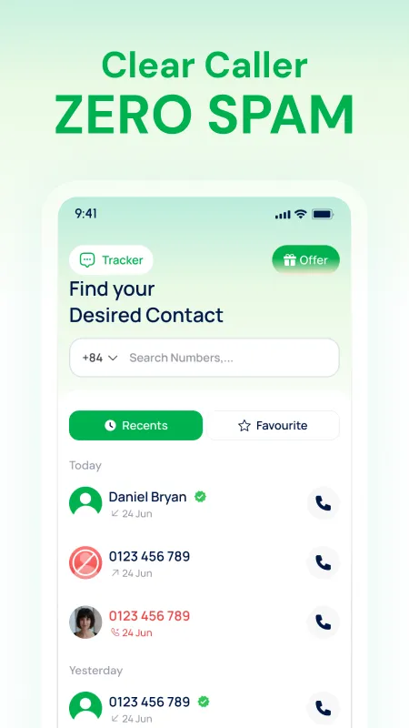 CallGuard: Caller ID & Blocker - Screen 1