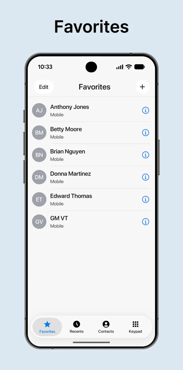 Liquid Phone - iCall Dialer - Screen 1
