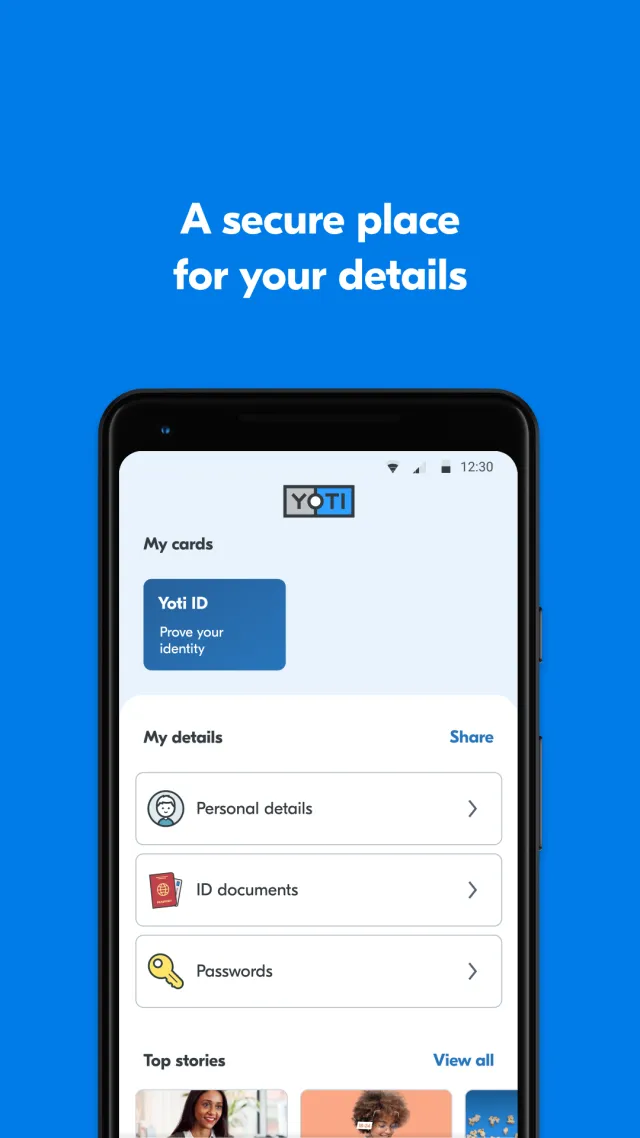 Yoti - your digital identity - Screen 3