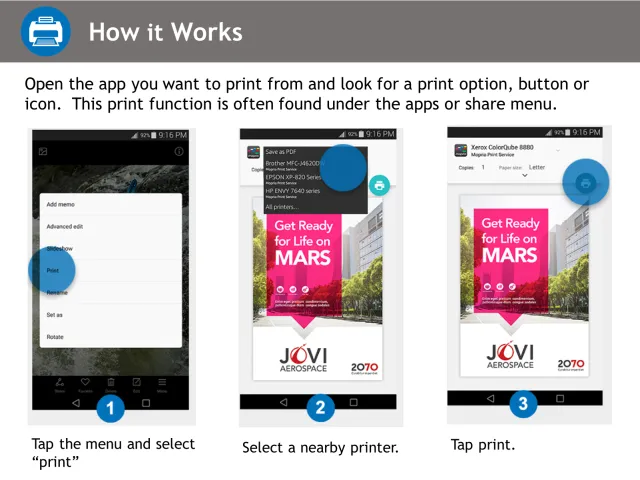 Mopria Print Service - Screen 2