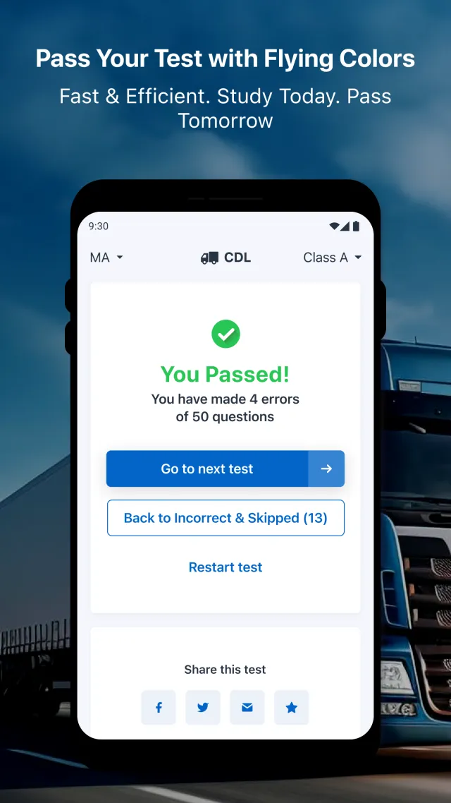 CDL Practice Written Test - Screen 6