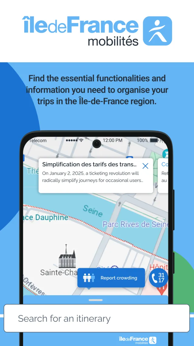 Île-de-France Mobilités - Screen 1