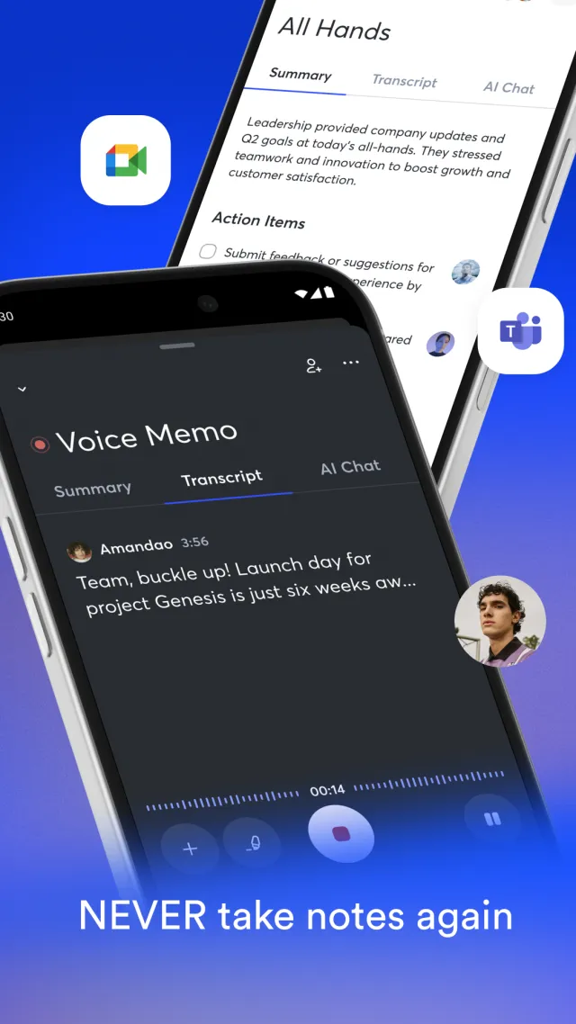 OtterAI Transcribe Voice Notes - Screen 2