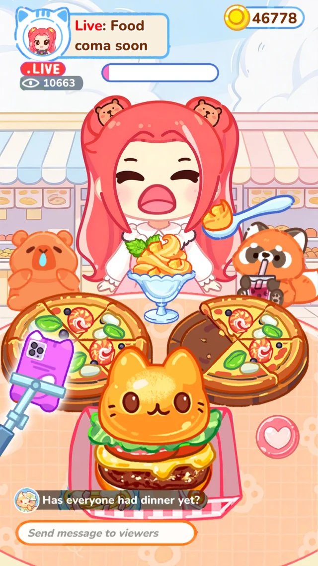 Mukbang ASMR: Idol Livestream - Screen 6