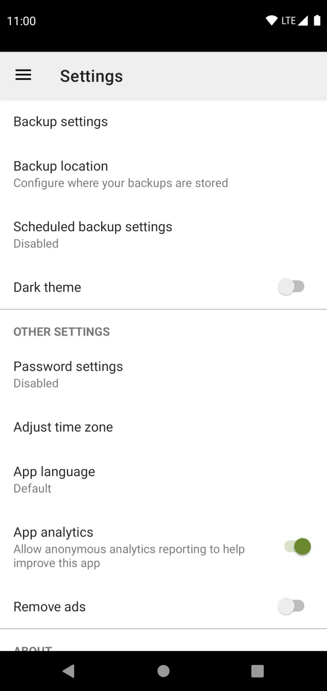 SMS Backup & Restore - Screen 7
