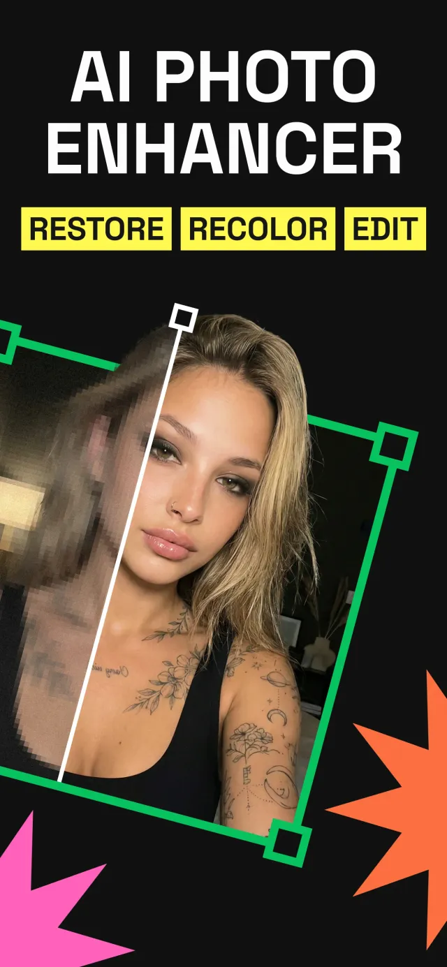 PhotoApp - AI Photo Enhancer - Screen 1