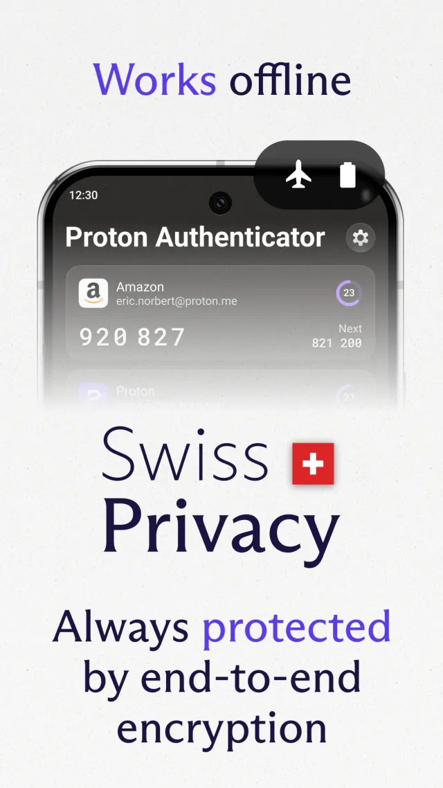 Proton Authenticator - Screen 5