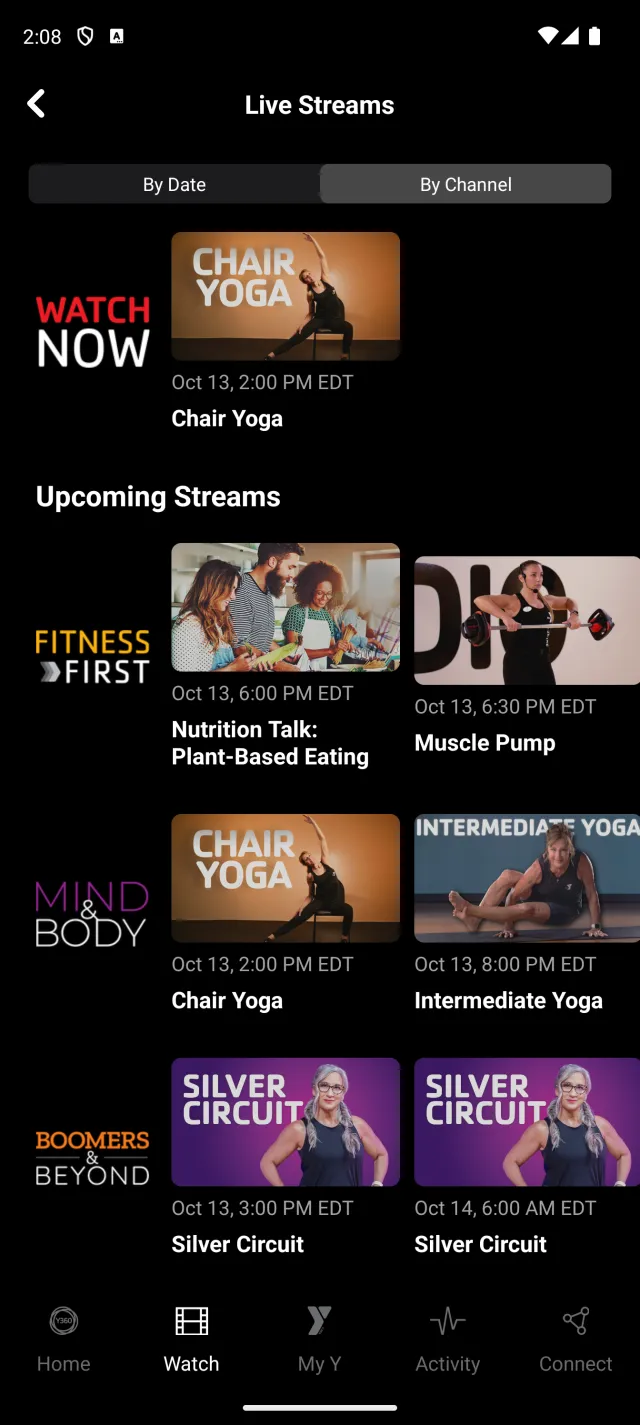 YMCA360 - Screen 5