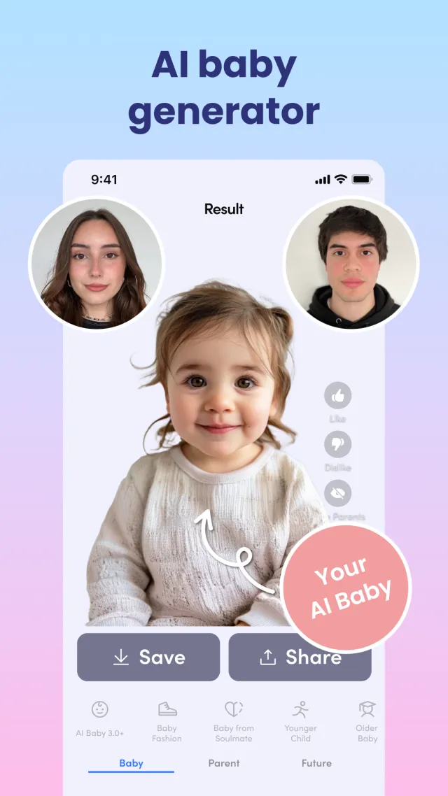 AI Baby Generator: Face Maker - Screen 2