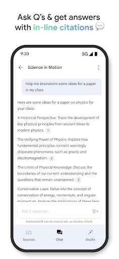 Google NotebookLM - Screen 5