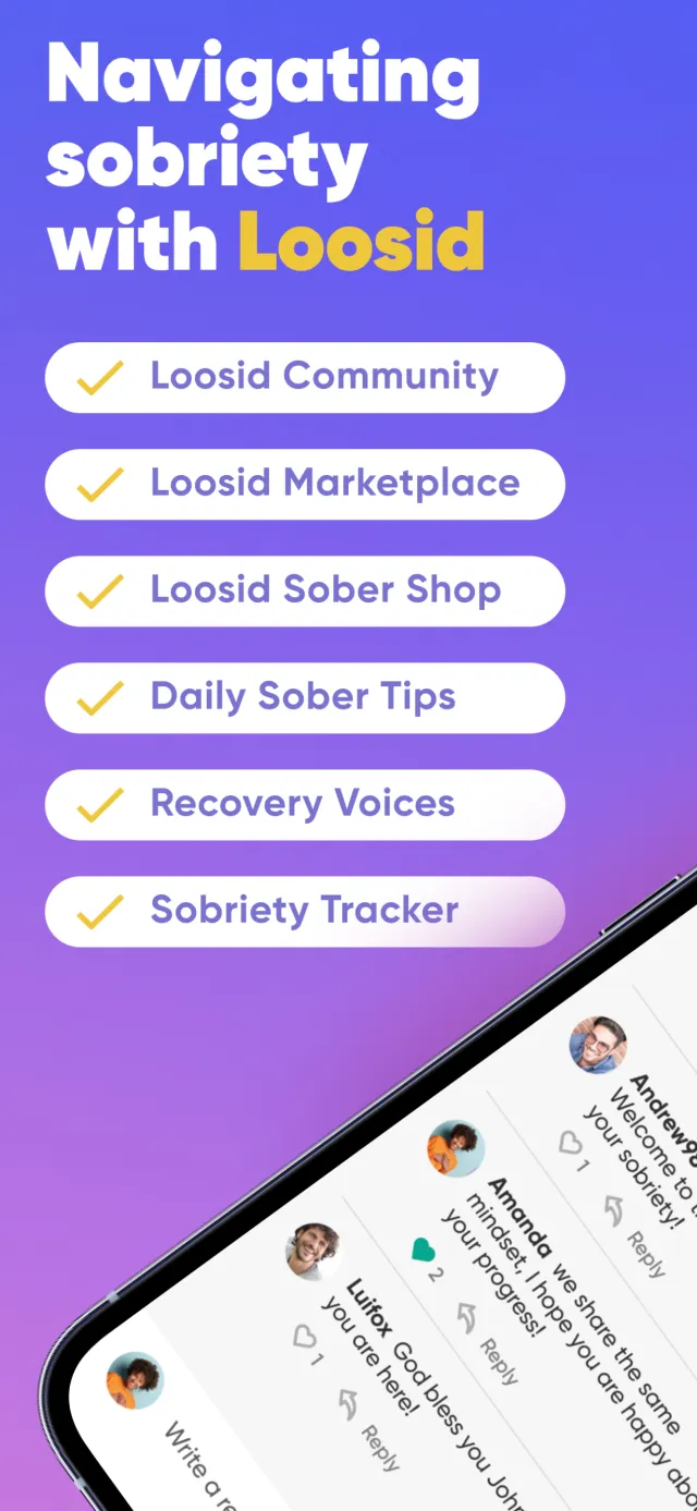 Loosid: Sober Recovery Network - Screen 3